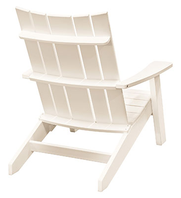 EC Woods Liberty Adirondack Chair Back Shown in Bright White