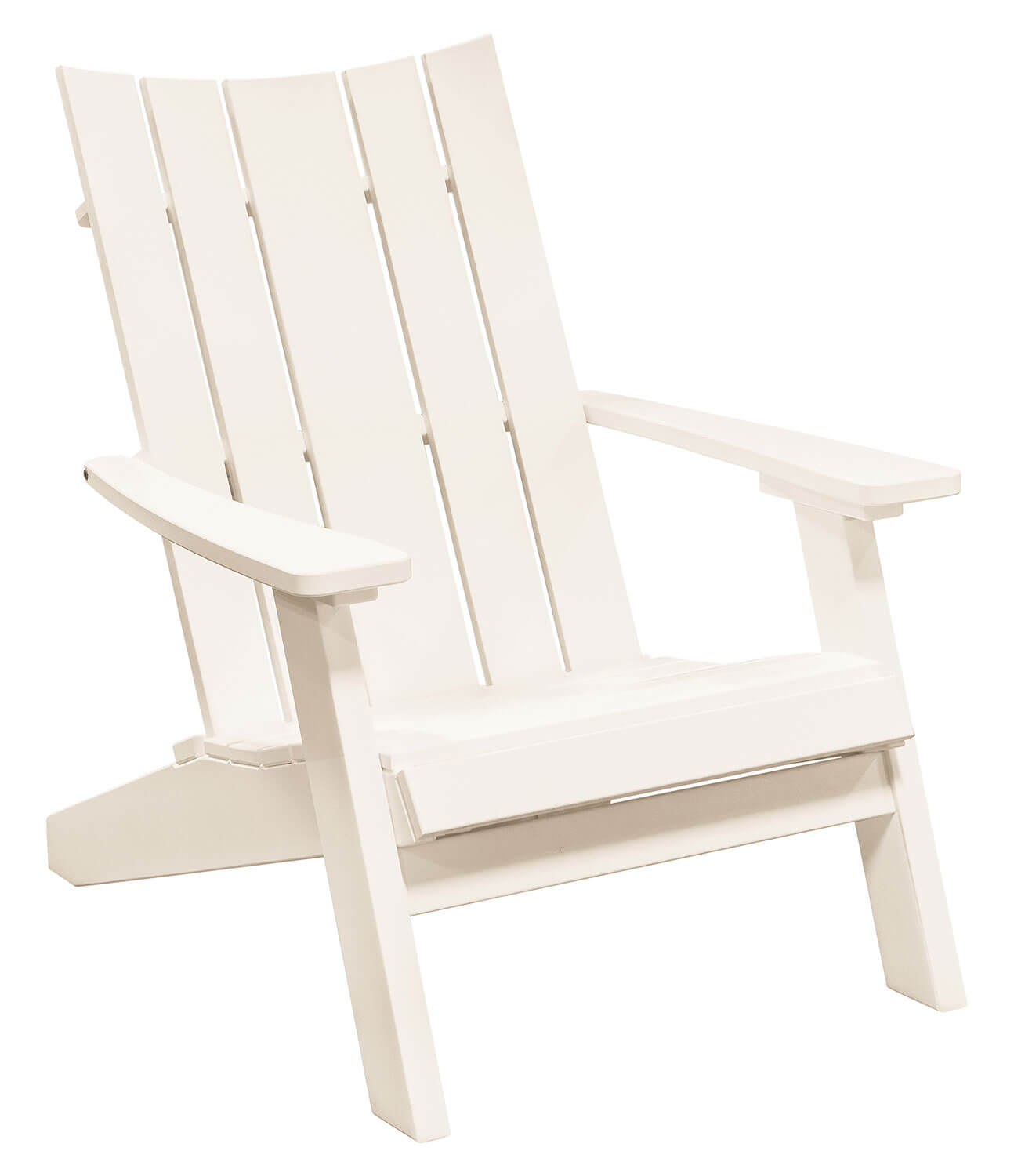 EC Woods Liberty Adirondack Outdoor Poly Chair shown in Bright White