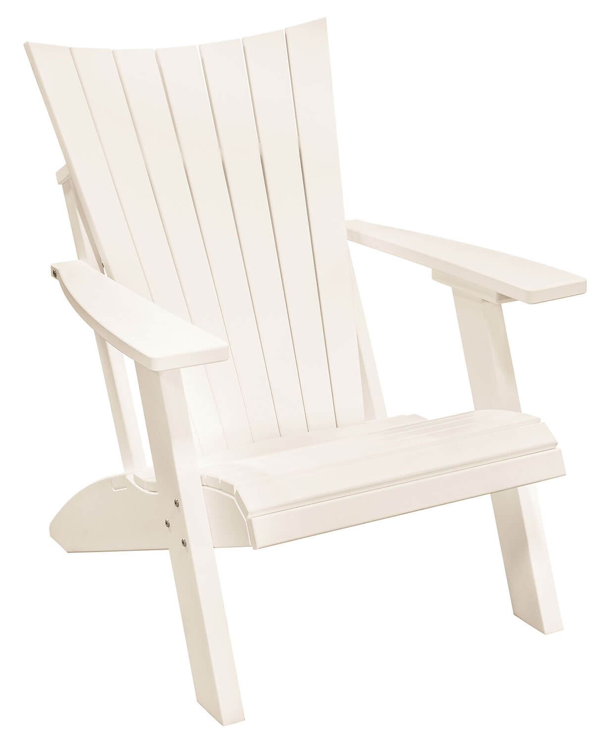 EC Woods Wells Adirondack Outdoor Poly Chair Shown in Bright White