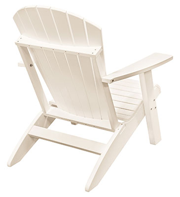 EC Woods Wilmington Adirondack Chair Back shown in Bright White