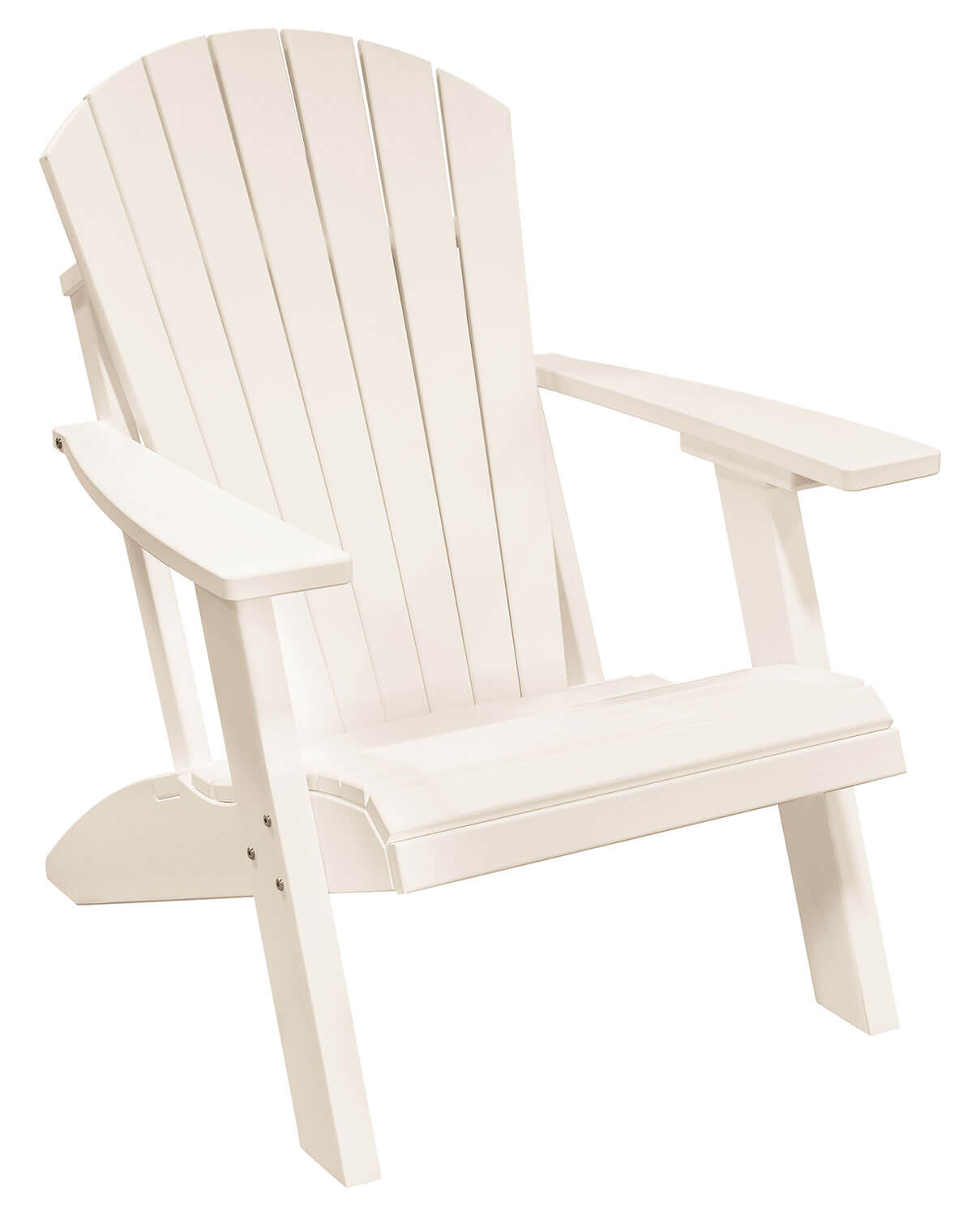 EC Woods Wilmington Adirondack Outdoor Poly Chair shown in Bright White