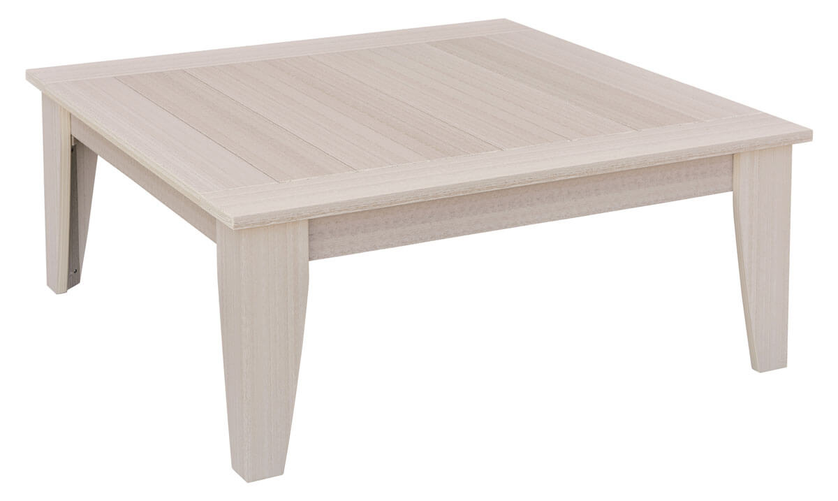 EC Woods Freeport Outdoor Poly Coffee Table Shown in Seashell