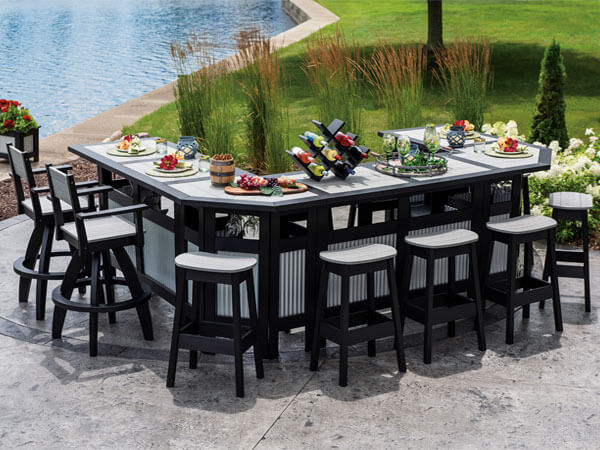 EC Woods Tacoma Bar Outdoor Poly Furniture Collection