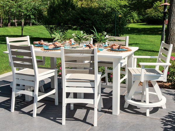 EC Woods Tacoma Outdoor Poly Furniture Collection