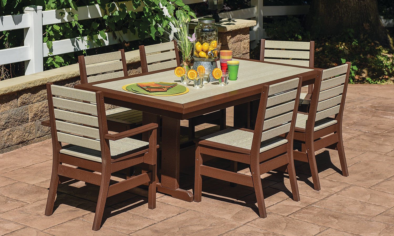 EC Woods St. Croix Outdoor Poly Dining Height Furniture Set
